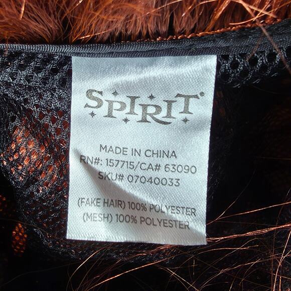 SPIRIT HALLOWEEN SILVER SCREEN SENSATION RED WIG – LONG MERMAID HAIR, ONE SIZE - Picture 6 of 7